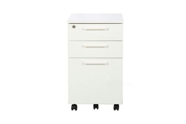 Picture of WOOSTER 3-Drawer Suspension File Cabinet (White)