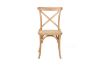 Picture of ALBION Solid Beech Cross Back Dining Chair with Rattan Seat (Natural Colour)