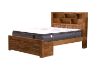 Picture of MALAGA 4PC Storage Bedroom Set in Queen Size (Creamy Light Brown)