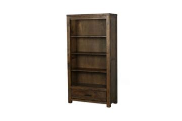Picture of VENTURA 185cmx96cm Large Oak Bookshelf/Display Shelf 