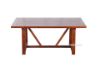 Picture of EILBY Dining Table  1.8M SOLID PINEWOOD & VENEER IN RICH