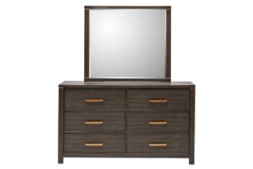 Picture of GLINDA 6-Drawer Dresser with Mirror