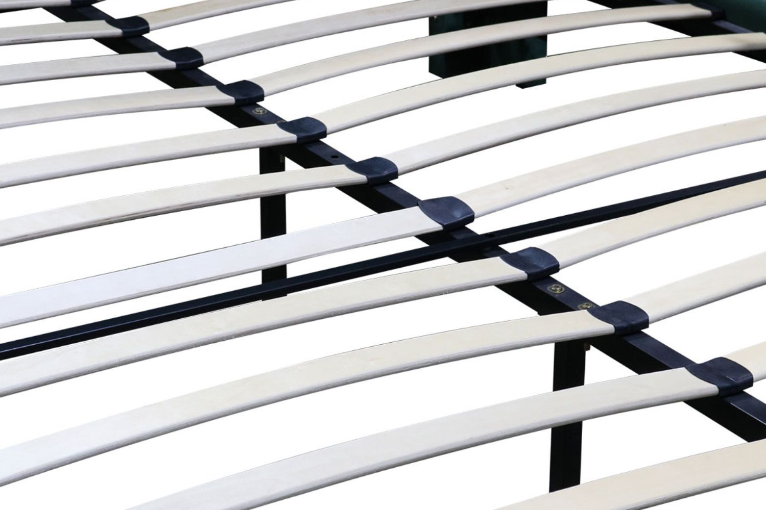 POOLE Double/Queen Size Bed Frame (Dark Grey)