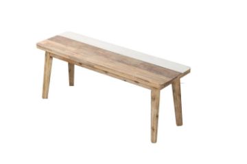 Picture of LEAMAN 1.2M Solid Acacia Wood Dining Bench