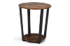 Picture of VINA Round End Table (Rustic Brown)