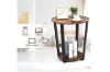 Picture of VINA Round End Table (Rustic Brown)