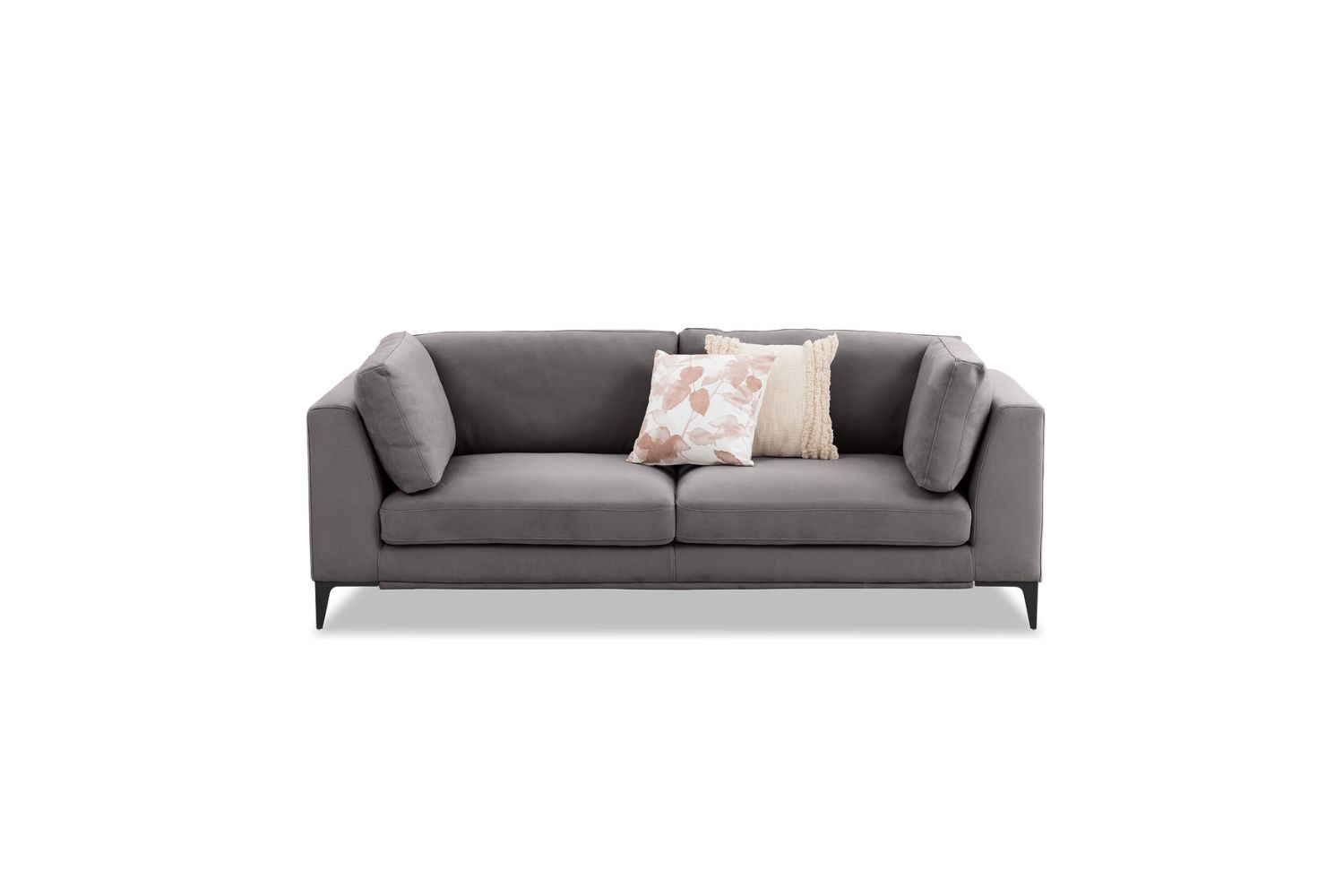 AMELIE 3/2/1 Seater Premium Fabric Sofa Range (Dark Grey)