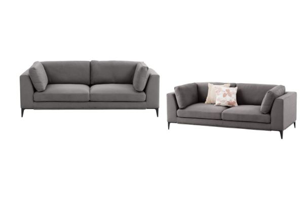 Picture of AMELIE Fabric Sofa Range (Dark Grey) - 3+2 Sofa Set