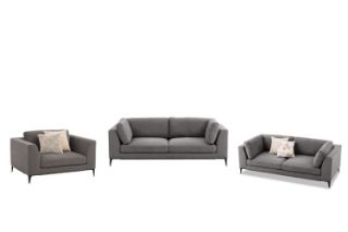 Picture of AMELIE Fabric Sofa Range (Dark Grey) - 3+2+1 Sofa Set