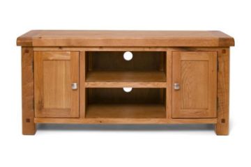 Picture of WESTMINSTER Solid Oak 2-Door TV Unit