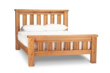 Picture of WESTMINSTER Solid Oak Wood Bed Frame in Queen/ King / Super King Size