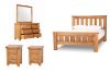 Picture of WESTMINSTER Solid Oak Bedroom Combo - 4PC Queen Size