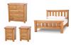 Picture of WESTMINSTER Solid Oak Bedroom Combo - 4PC King Size