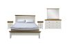 Picture of NOTTINGHAM Solid Oak Bed Frame (White) - 5PC Super King