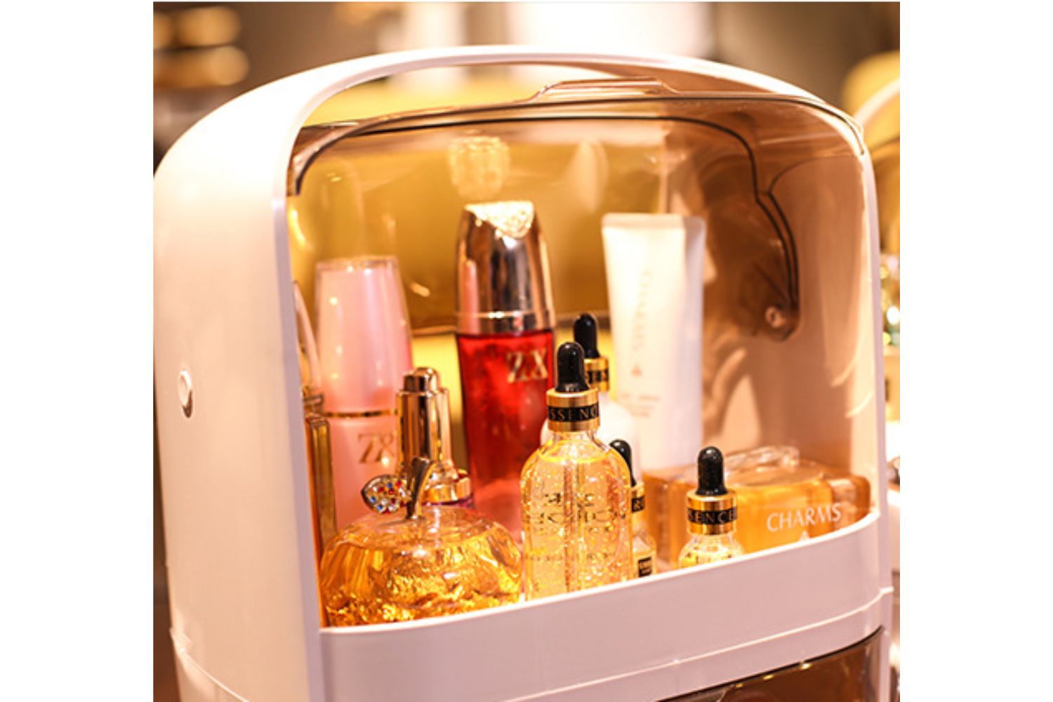 RADIANCE Cosmetic Large/Extra Large Storage Box (Pink)