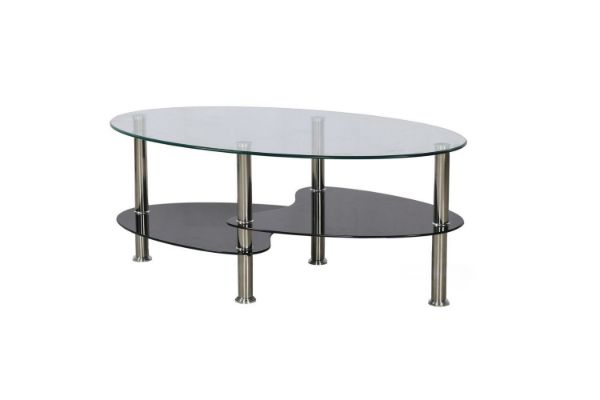 Picture of CARISH Glass Coffee Table (Black)