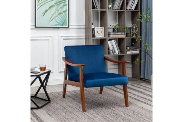 Picture of COVE Velvet  Arm Chair (Navy Blue)