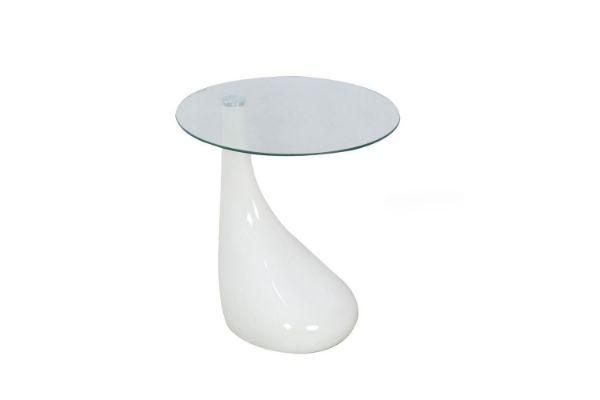 Picture of JUPITER Fiber Glass Side Table (White)