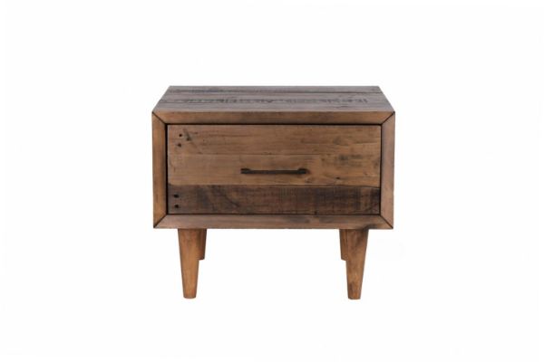 Picture of [FLOOR MODEL CLEARANCE] HENDRIX Solid Reclaimed Pine Wood Side Table
