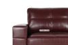 Picture of HONITON Sofa in Burgundy (Air Leather) - 2 Seater