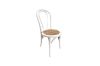 Picture of RAYMON Solid Beech Wood Dining Chair with Rattan Seat (White) 