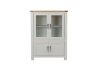 Picture of SICILY 130cmx100cm 4-Door Display Cabinet Solid Wood Ash Top