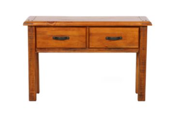 Picture of RIVERWOOD 120 2-Drawer Rustic Pine Console Table