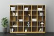 Picture of COLIN 210x43cm Wall System Solution Bookshelf (Oak and Grey)