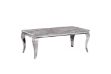 Picture of AITKEN 120 Marble Top Stainless Steel Coffee Table (Grey)