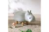 Picture of ANIMAL Big Hardwood Ottoman (White Hippo)