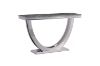 Picture of NUCCIO 140 Marble Top Stainless Steel Console Table (Dark Grey)