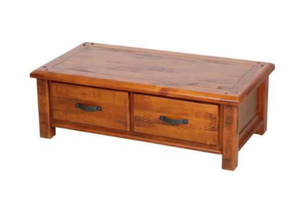 Picture of RIVERWOOD 120 2 DRW Rustic Pine Coffee Table