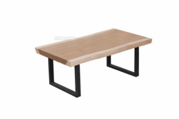 Picture of TASMAN Live Edge Solid NZ Pine Wood Coffee Table 1.2M/1.3M 