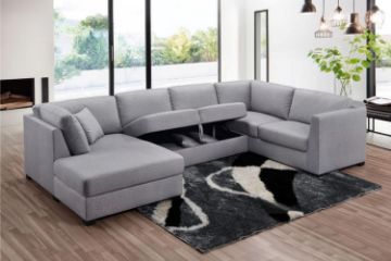 Picture of OAKDALE Sectional Modular Sofa (Light Grey)
