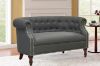 Picture of DELPHINE Fabric Love Seat Sofa (Grey)