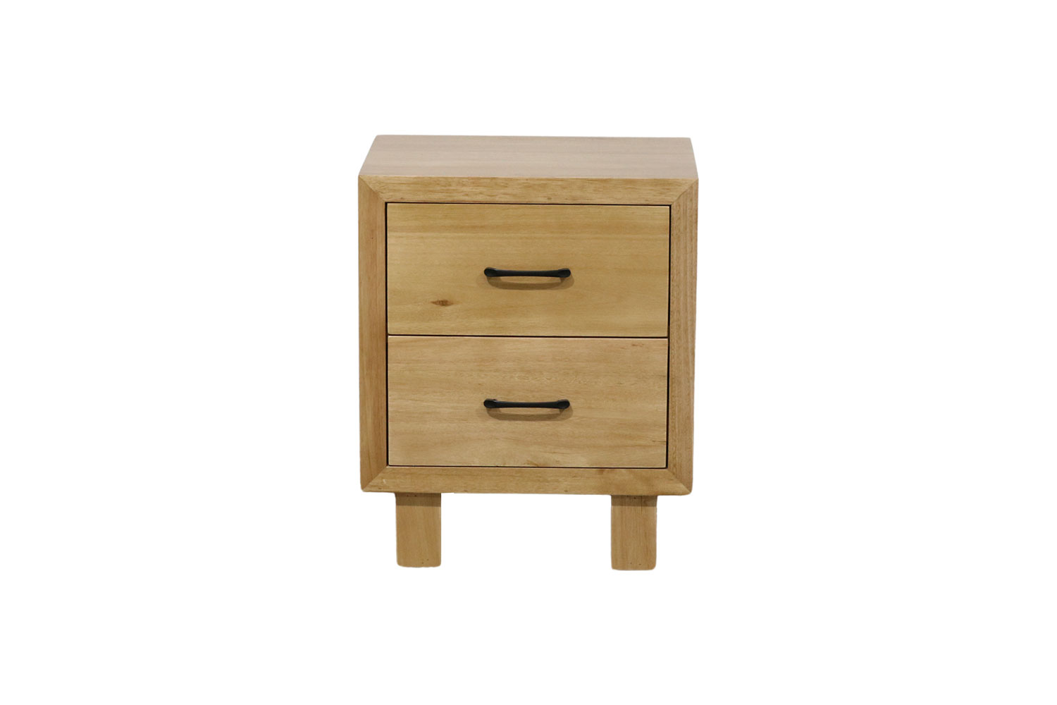 LYNWOOD 2Drawer Solid Tasmanian Oak Bedside Table