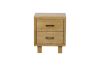 Picture of LYNWOOD 2-Drawer Solid Tasmanian Oak Bedside Table