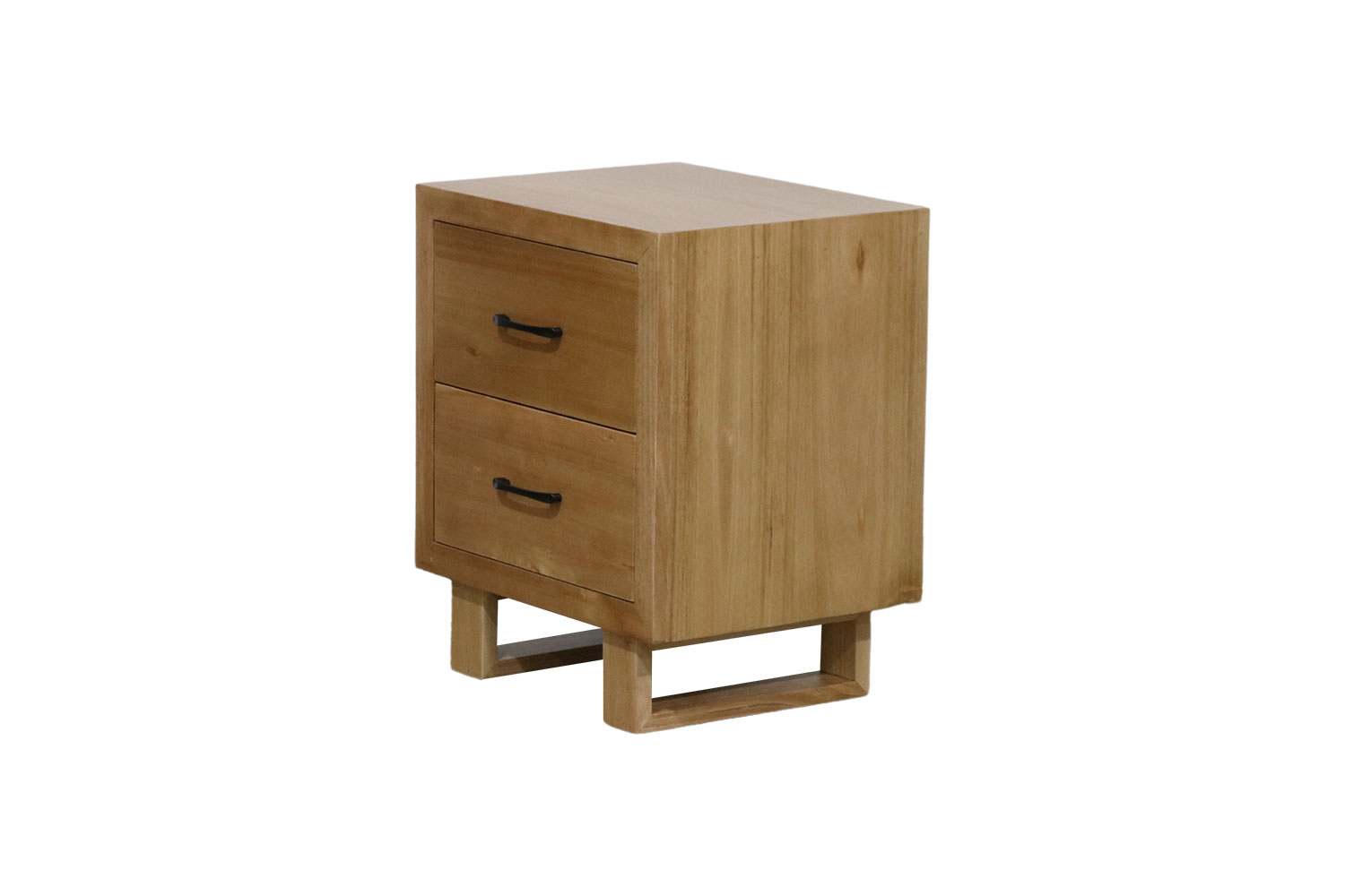 LYNWOOD 2Drawer Solid Tasmanian Oak Bedside Table