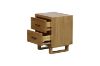 Picture of LYNWOOD 2-Drawer Solid Tasmanian Oak Bedside Table