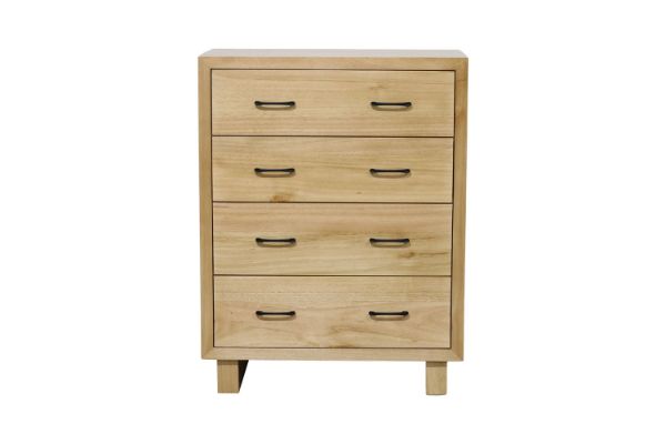 Picture of LYNWOOD 4-Drawer Solid Tasmanian Oak Tallboy