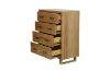 Picture of LYNWOOD 4-Drawer Solid Tasmanian Oak Tallboy