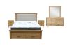 Picture of LYNWOOD 4PC/5PC/6PC Solid Tasmanian Oak Bedroom Set in Queen Size