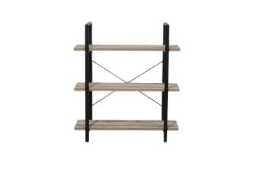 Picture of FIT 120cmx32cm 3-Tier Shelf (Rustic Walnut) 