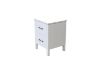 Picture of CLOUDWOOD 2-Drawer Solid Pinewood Bedside Table (White)