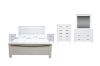 Picture of CLOUDWOOD Solid Pinewood 4PC/5PC/6PC Bedroom Set in Queen Size (White)