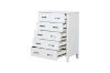 Picture of CLOUDWOOD Solid Pinewood 4PC/5PC/6PC Bedroom Set in Queen Size (White)