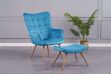 Picture of WHISTLER Lounge Chair with Ottoman (Blue)