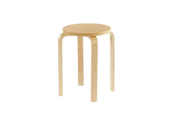 Picture of LOFT Bentwood Stackable Stool (Wood)