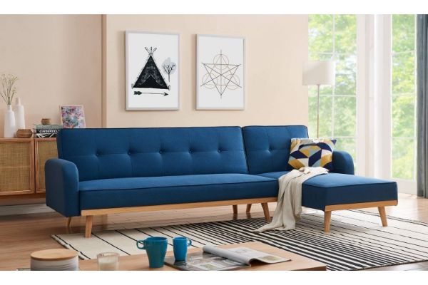 Picture of RYLER Sectional Sofa Bed (Blue)