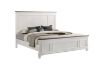 Picture of CHARLES Bed Frame in Queen/Super King Size (White & Grey)